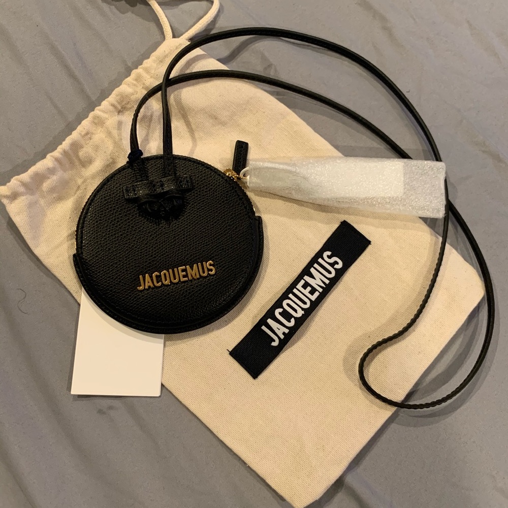 Jacquemus Black 'Le Pitchou' Coin Pouch
